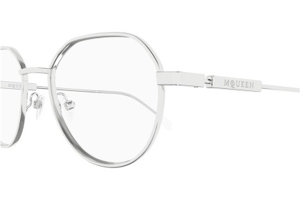 Ochelari Alexander McQueen AM0479O 001 Rotunzi Argintii