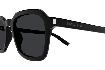 Ochelari de soare Saint Laurent SL715SLIM 001 Pătrați Negri