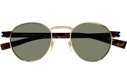 Ochelari de soare Saint Laurent SL707 002 Rotunzi Aurii