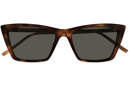 Ochelari de soare Saint Laurent SL737MICATHIN 003 Cat Eye Havana