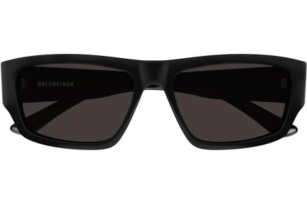 Ochelari de soare Balenciaga BB0366S 001 Pătrați Negri