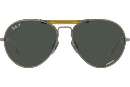 Ochelari de soare Ray-Ban Chromance Collection RB8063 9208K8 Polarized Pilot Argintii