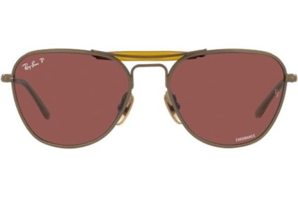 Ochelari de soare Ray-Ban Chromance Collection RB8064 9207AL Polarized Specială Maro