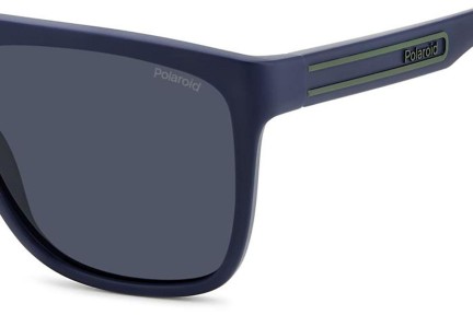 Ochelari de soare Polaroid PLD2162/S FLL/C3 Polarized Flat Top Albaștri