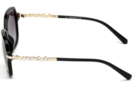 Ochelari de soare Swarovski SK0265 01B Pătrați Negri