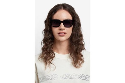 Ochelari de soare Marc Jacobs MARC809/S 807/9O Dreptunghiulari Negri