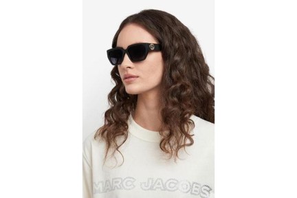 Ochelari de soare Marc Jacobs MARC809/S 807/9O Dreptunghiulari Negri