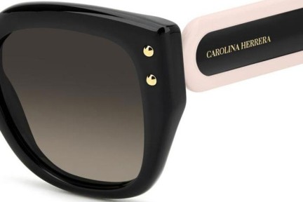 Ochelari de soare Carolina Herrera HER0312/S 3H2/HA Cat Eye Negri