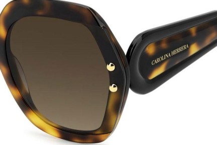 Ochelari de soare Carolina Herrera HER0314/G/S 086/HA Pătrați Havana