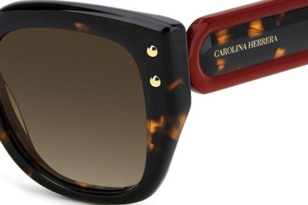 Ochelari de soare Carolina Herrera HER0312/S 086/HA Cat Eye Havana