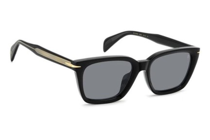 Ochelari de soare David Beckham DB7135/F/S 2M2/IR Pătrați Negri