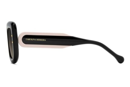 Ochelari de soare Carolina Herrera HER0313/S 3H2/HA Cat Eye Negri