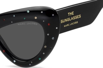 Ochelari de soare Marc Jacobs MARC798/SSTR 807/IR Cat Eye Negri