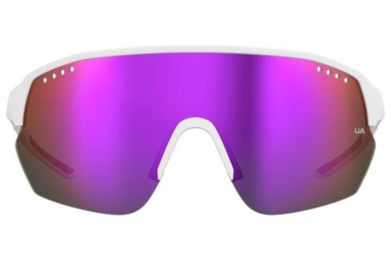 Ochelari de soare Under Armour UAGAMEDAYII/G 6HT/34 Lentilă unică | Shield Albi