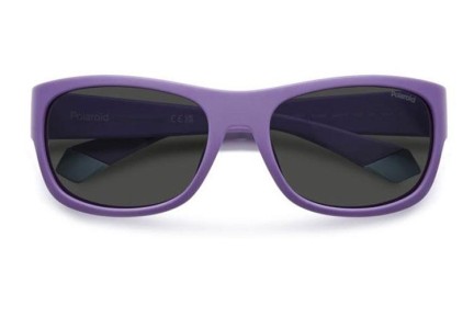 Ochelari de soare Polaroid Junior PLD8064/S B3V/M9 Polarized Dreptunghiulari Violeți