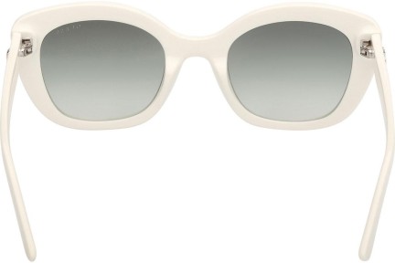 Ochelari de soare Guess GU00196 21P Cat Eye Albi