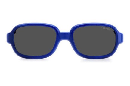 Ochelari de soare Polaroid Junior PLDK003CL-ON PJP Dreptunghiulari Albaștri