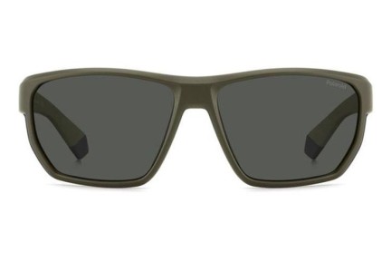 Ochelari de soare Polaroid PLD7057/S DLD/M9 Polarized Dreptunghiulari Verzi