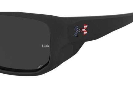 Ochelari de soare Under Armour UAATTACK2 SZE/6C Dreptunghiulari Negri