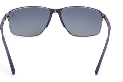 Ochelari de soare Timberland TB00040 91D Polarized Dreptunghiulari Albaștri