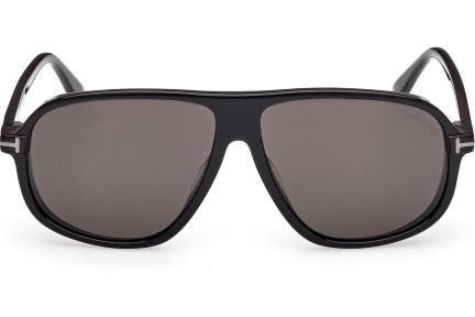 Ochelari de soare Tom Ford Guillaume FT1208-N 01A Pilot Negri