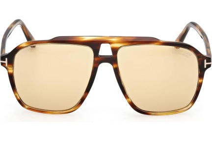 Ochelari de soare Tom Ford Autari FT1209 56E Pătrați Havana