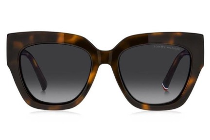 Ochelari de soare Tommy Hilfiger TH2223/S 086/9O Pătrați Havana