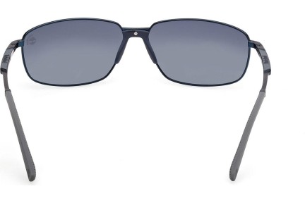 Ochelari de soare Timberland TB00041 91D Polarized Dreptunghiulari Albaștri