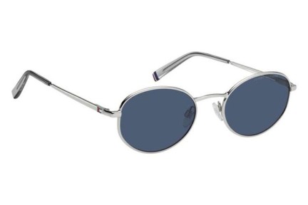 Ochelari de soare Tommy Hilfiger TH2219/S 010/KU Ovali Argintii