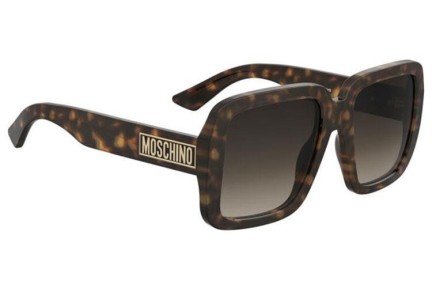 Ochelari de soare Moschino MOS180/S 086/HA Pătrați Havana