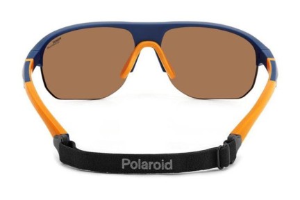 Ochelari de soare Polaroid PLD7059/S FLL/47 Dreptunghiulari Albaștri