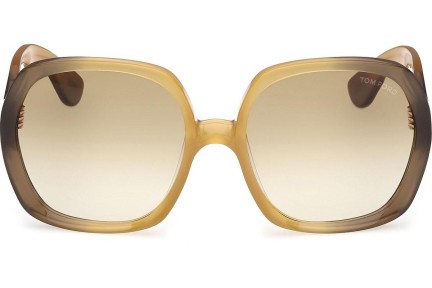 Ochelari de soare Tom Ford Saffron FT1221 41F Pătrați Galbeni