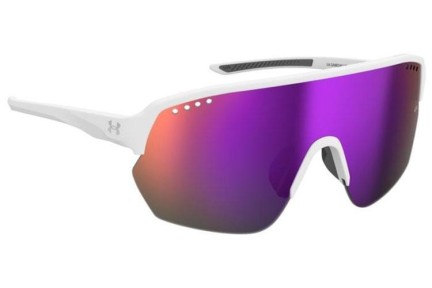 Ochelari de soare Under Armour UAGAMEDAYII/G 6HT/34 Lentilă unică | Shield Albi