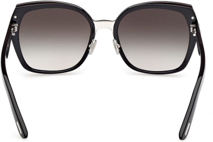 Ochelari de soare Tom Ford Plum FT1223 01B Cat Eye Negri