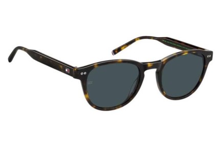 Ochelari de soare Tommy Hilfiger TH2186/S 086/KU Rotunzi Havana