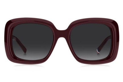 Ochelari de soare Tommy Hilfiger TH2208/S LHF/9O Cat Eye Roșii