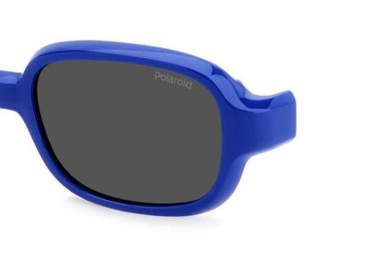 Ochelari de soare Polaroid Junior PLDK003CL-ON PJP Dreptunghiulari Albaștri