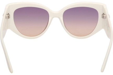 Ochelari de soare Guess GU00202 21Z Cat Eye Albi