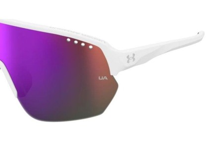 Ochelari de soare Under Armour UAGAMEDAYII/G 6HT/34 Lentilă unică | Shield Albi