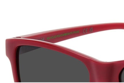 Ochelari de soare Polaroid Junior PLD8067/S C9A/M9 Polarized Pătrați Roșii