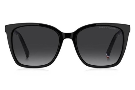 Ochelari de soare Tommy Hilfiger TH2226/S 807/9O Cat Eye Negri