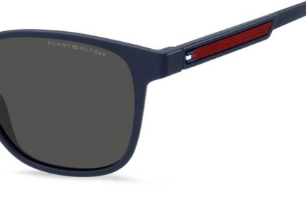 Ochelari de soare Tommy Hilfiger TH2202/S 8RU/IR Pătrați Albaștri