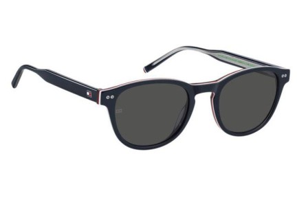 Ochelari de soare Tommy Hilfiger TH2186/S PJP/IR Rotunzi Albaștri