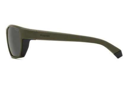 Ochelari de soare Polaroid PLD7057/S DLD/M9 Polarized Dreptunghiulari Verzi