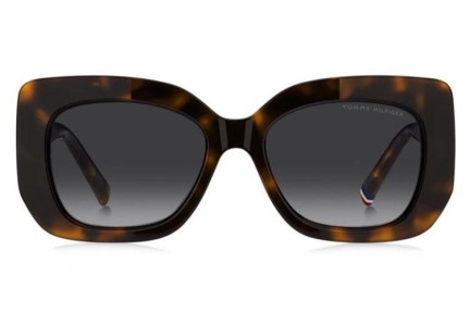 Ochelari de soare Tommy Hilfiger TH2224/S 086/9O Cat Eye Havana