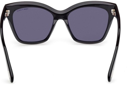 Ochelari de soare Tom Ford Elvira FT1217 01A Cat Eye Negri