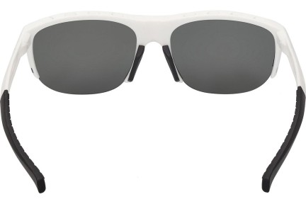 Ochelari de soare Adidas Sport SP0112 21D Polarized Pătrați Albi