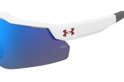 Ochelari de soare Under Armour UALEVELUPJR WWK/Z0 Lentilă unică | Shield Albi