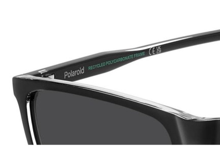 Ochelari de soare Polaroid PLD4180/S 7C5/M9 Polarized Pătrați Negri