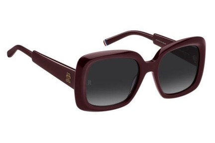 Ochelari de soare Tommy Hilfiger TH2208/S LHF/9O Cat Eye Roșii